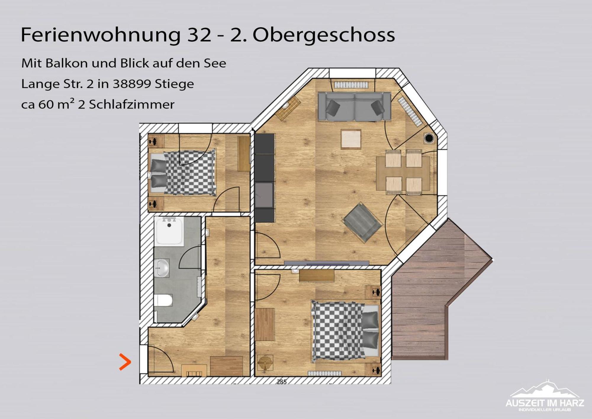 Stiege Auszeit-Im-Harz Haus 5 Wohnung 32 מראה חיצוני תמונה